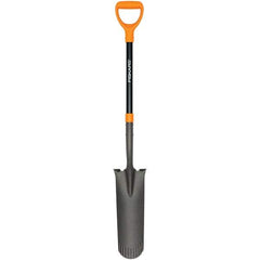 Fiskars - Shovels, Spades, Diggers & Hoes Type: Spade Blade Type: Round - Makers Industrial Supply