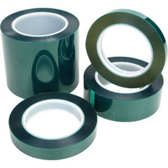 3M - 72 Yd x 2-1/2" Green Polyester Film Tape - Makers Industrial Supply