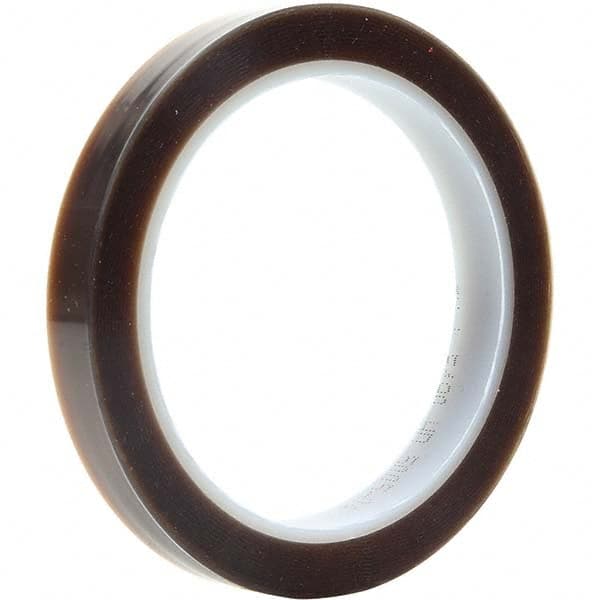 3M - 11 Yd x 14" Brown PTFE Film Tape - Makers Industrial Supply