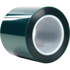 3M - 72 Yd x 4" Green Polyester Film Tape - Makers Industrial Supply