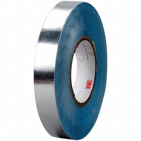 3M - 60 Yd x 4" x 5.5 mil Silver Aluminum Foil Tape - Makers Industrial Supply