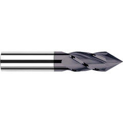 Harvey Tool - 1/4" Diam, 3/4" LOC, 4 Flute 60° Point Angle Solid Carbide Drill Mill - Exact Industrial Supply