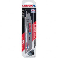 Lenox - Reciprocating Saw Blades Blade Material: Carbide Blade Length (Inch): 6 - Makers Industrial Supply
