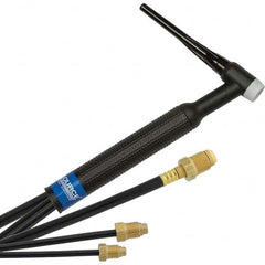 PRO-SOURCE - 350 Amp 12-1/2' Rubber Outfit 18F Water Cooled TIG Welding Torch Kit - Makers Industrial Supply