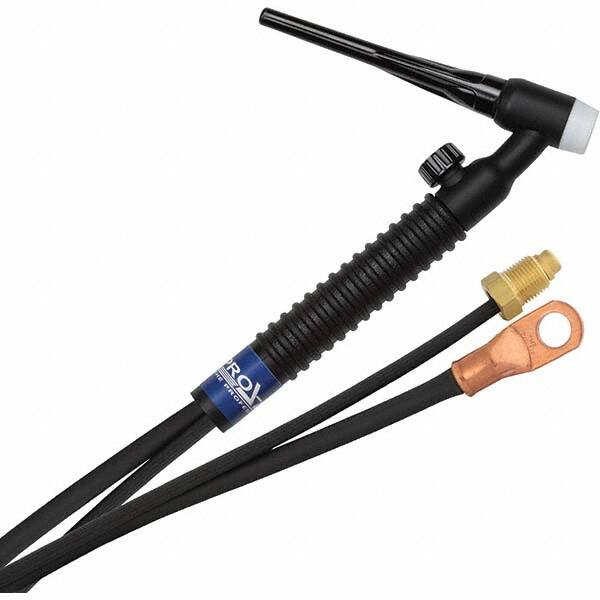 PRO-SOURCE - 150 Amp 12-1/2' Rubber Outfit 17V Air Cooled TIG Welding Torch Kit - Makers Industrial Supply