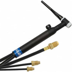 PRO-SOURCE - 350 Amp 12-1/2' Rubber Outfit 18V Water Cooled TIG Welding Torch Kit - Makers Industrial Supply