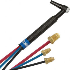 PRO-SOURCE - 250 Amp 12-1/2' Rubber Outfit 20F Water Cooled TIG Welding Torch Kit - Makers Industrial Supply