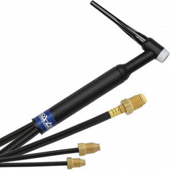 PRO-SOURCE - 350 Amp 12-1/2' Rubber Outfit 18 Water Cooled TIG Welding Torch Kit - Makers Industrial Supply