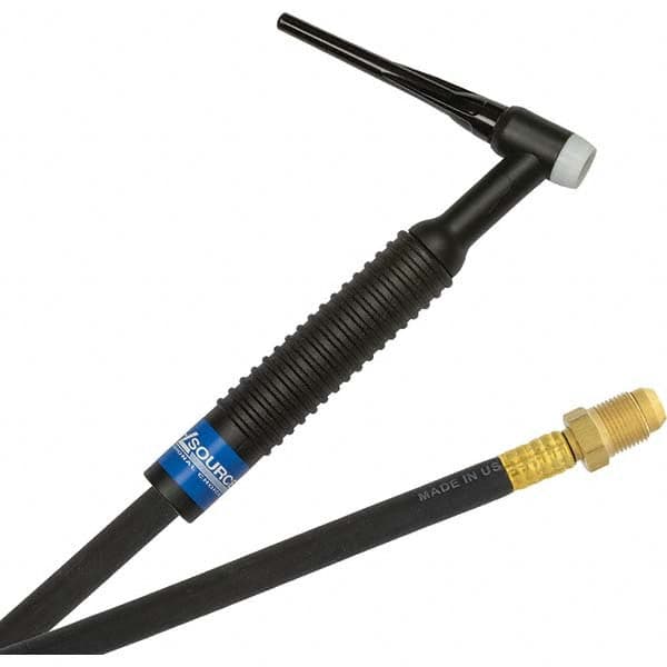 PRO-SOURCE - 200 Amp 12-1/2' Rubber Outfit 26F Air Cooled TIG Welding Torch Kit - Makers Industrial Supply