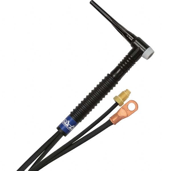 PRO-SOURCE - 150 Amp 25' Rubber Outfit 17FMT Air Cooled TIG Welding Torch Kit - Makers Industrial Supply