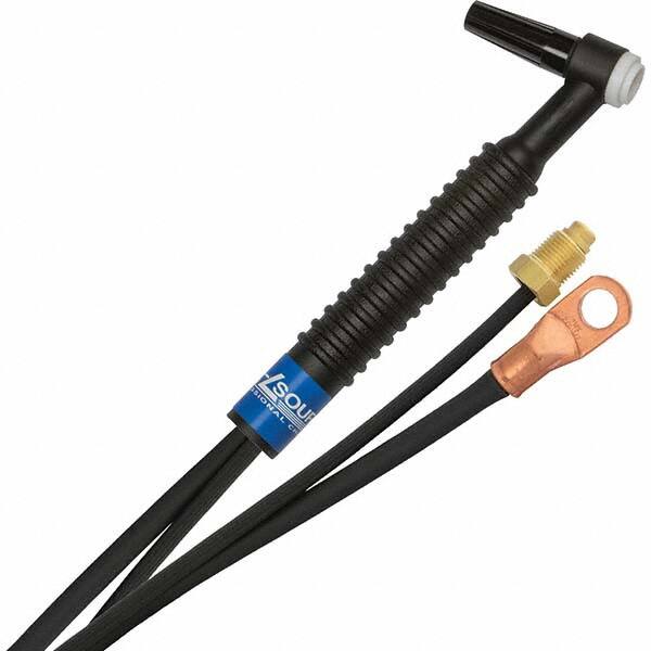 PRO-SOURCE - 125 Amp 12-1/2' Rubber Outfit 9F Air Cooled TIG Welding Torch Kit - Makers Industrial Supply