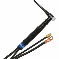 PRO-SOURCE - 200 Amp 12-1/2' Rubber Outfit 26FMT Air Cooled TIG Welding Torch Kit - Makers Industrial Supply