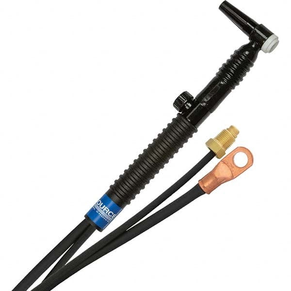 PRO-SOURCE - 125 Amp 12-1/2' Rubber Outfit 9FVMT Air Cooled TIG Welding Torch Kit - Makers Industrial Supply