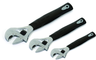 3 Piece Ratcheting Adjustable Wrench Set - Makers Industrial Supply