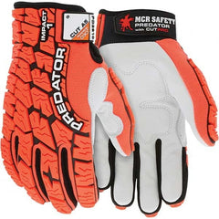 MCR Safety - Size XL, ANSI Cut Lvl A5, Puncture Lvl 5, Abrasion Lvl 4, Synthetic Leather Coated Cut & Puncture Resistant Gloves - Makers Industrial Supply