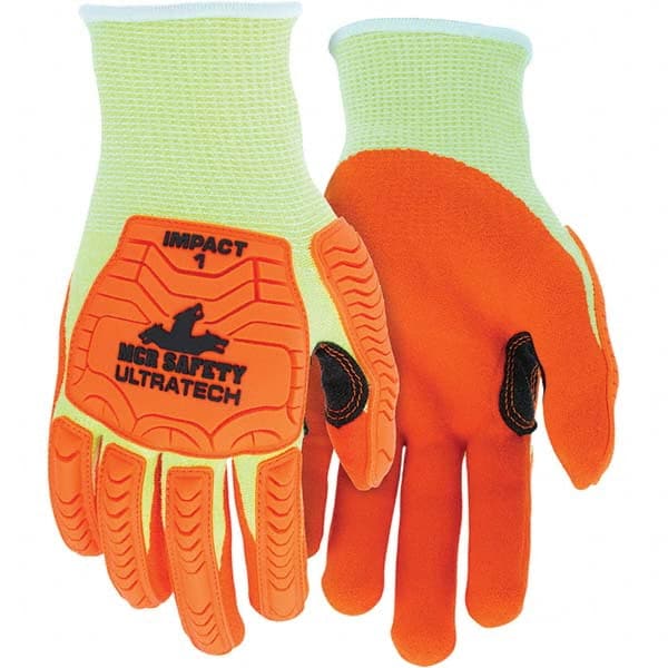 MCR Safety - Size 2XL, ANSI Cut Lvl A5, Puncture Lvl 4, Abrasion Lvl 5, Foam Nitrile Coated Cut & Puncture Resistant Gloves - Makers Industrial Supply