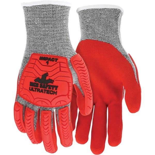 MCR Safety - Size 2XL, ANSI Cut Lvl A5, Puncture Lvl 4, Abrasion Lvl 5, Foam Nitrile Coated Cut & Puncture Resistant Gloves - Makers Industrial Supply