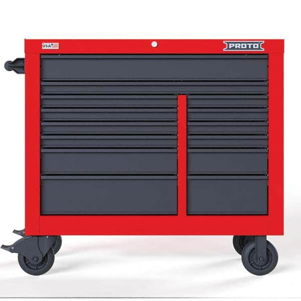 Proto - Tool Roller Cabinets Drawers Range: 11 - 15 Drawers Width Range: 36" - 47.9" - Makers Industrial Supply