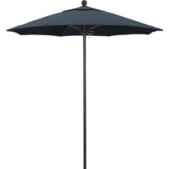 Patio Umbrellas; Diameter (Feet): 7.5; Height (Feet): 8.000; Fabric Color: Sapphire Blue; Base Included: No; Canopy Fabric: Pacifica; Fade Resistant: Yes; Additional Information: Push Lift; Frame Material: Aluminum