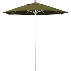 Patio Umbrellas; Diameter (Feet): 7.5; Height (Feet): 8.000; Fabric Color: Palm; Base Included: No; Canopy Fabric: Pacifica; Fade Resistant: Yes; Additional Information: Push Lift; Frame Material: Aluminum