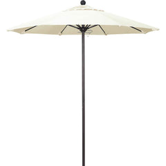 Patio Umbrellas; Diameter (Feet): 7.5; Height (Feet): 8.000; Fabric Color: Canvas; Base Included: No; Canopy Fabric: Pacifica; Fade Resistant: Yes; Additional Information: Push Lift; Frame Material: Aluminum