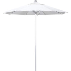 Patio Umbrellas; Diameter (Feet): 7.5; Height (Feet): 8.000; Fabric Color: Natural; Base Included: No; Canopy Fabric: Pacifica; Fade Resistant: Yes; Additional Information: Push Lift; Frame Material: Aluminum