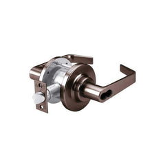 Lever Locksets; Type: Classroom; Key Type: Keyed Different; Strike Type: ANSI 4-7/8; Finish/Coating: Oil Rubbed Bronze; Material: Steel; Material: Steel; Door Thickness: 1-3/8 ™1-3/4; Backset: 2.75; Lockset Grade: Grade 2; Cylinder Type: SFIC Less Core; M