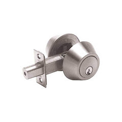 Deadbolts; Type: Double Cylinder; Key Type: Keyed Alike; Lock Type: Double Cylinder; Mount Type: Through Hole; Finish/Coating: Satin Stainless Steel; Material: Steel; Minimum Door Thickness: 1.375 in; Maximum Door Thickness: 1.75 in; Lockset Grade: Grade