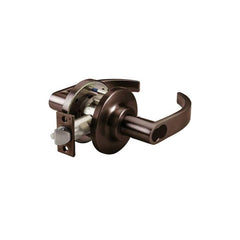 Lever Locksets; Type: Entry; Key Type: Keyed Different; Strike Type: ANSI 4-7/8; Finish/Coating: Oil Rubbed Bronze; Material: Steel; Material: Steel; Door Thickness: 1-3/4″ ™2-1/4″ ™; Backset: 2.75; Lockset Grade: Grade 1; Cylinder Type: SFIC Less Core; M