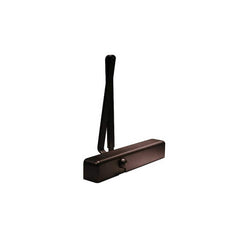 8600 Door Closer Damper: 250 lb Load Capacity Plastic, Dark Bronze Painted Finish, Non-Handed