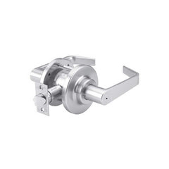 Lever Locksets; Type: Privacy; Key Type: Keyless; Strike Type: ANSI 4-7/8; Finish/Coating: Satin Chrome; Material: Steel; Material: Steel; Door Thickness: 1-3/8 ™1-3/4; Backset: 2.75; Lockset Grade: Grade 2; Cylinder Type: None; Minimum Order Quantity: St