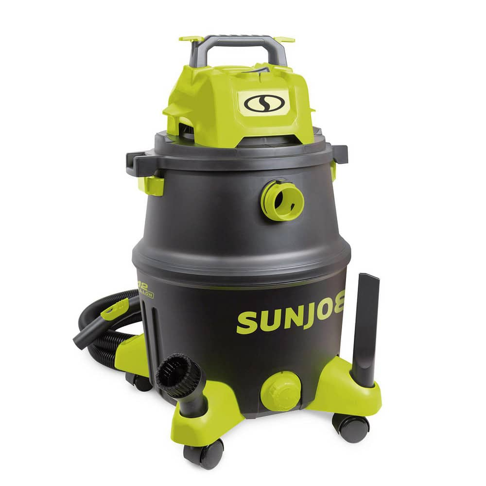 Wet/Dry Vacuum: Electric, 12 gal, 6.5 hp HEPA, Plastic Tank