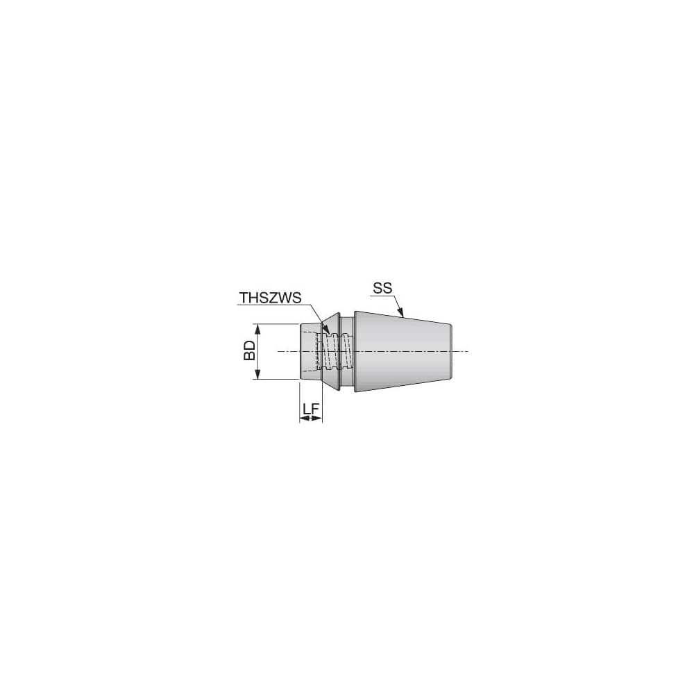 Modular Tool Holding System Adapter: S05 Modular Connection, ER11 Taper 7.9″ Body Dia, 31″ OAL