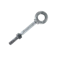 Fixed Lifting Eye Bolt: With Shoulder, 2,600 lb Capacity, 1/2 ™ Thread, Steel Partially Threaded, 6″ Shank, 3″ Thread Length