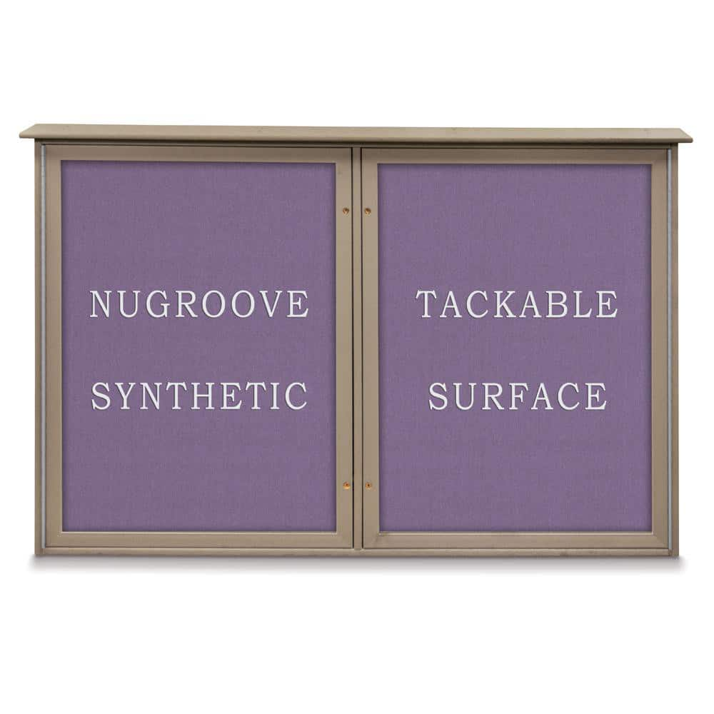 Cork Bulletin Boards; Bulletin Board Type: Enclosed Cork Bulletin Boards; Board Color: Natural Cork; Material: Recycled Plastic; Cork Over Fiberboard; Width (Inch): 48; Overall Height: 36; Overall Thickness: 5.5; Frame Material: Recycled Plastic; Overall