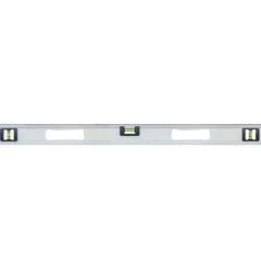 Box Beam, I-Beam & Torpedo Levels; Level Type: I-Beam; Vial Style: Bubble; Length (Inch): 36.0000; Magnetic: No; Body Material: Aluminum; Vial Types: Clear