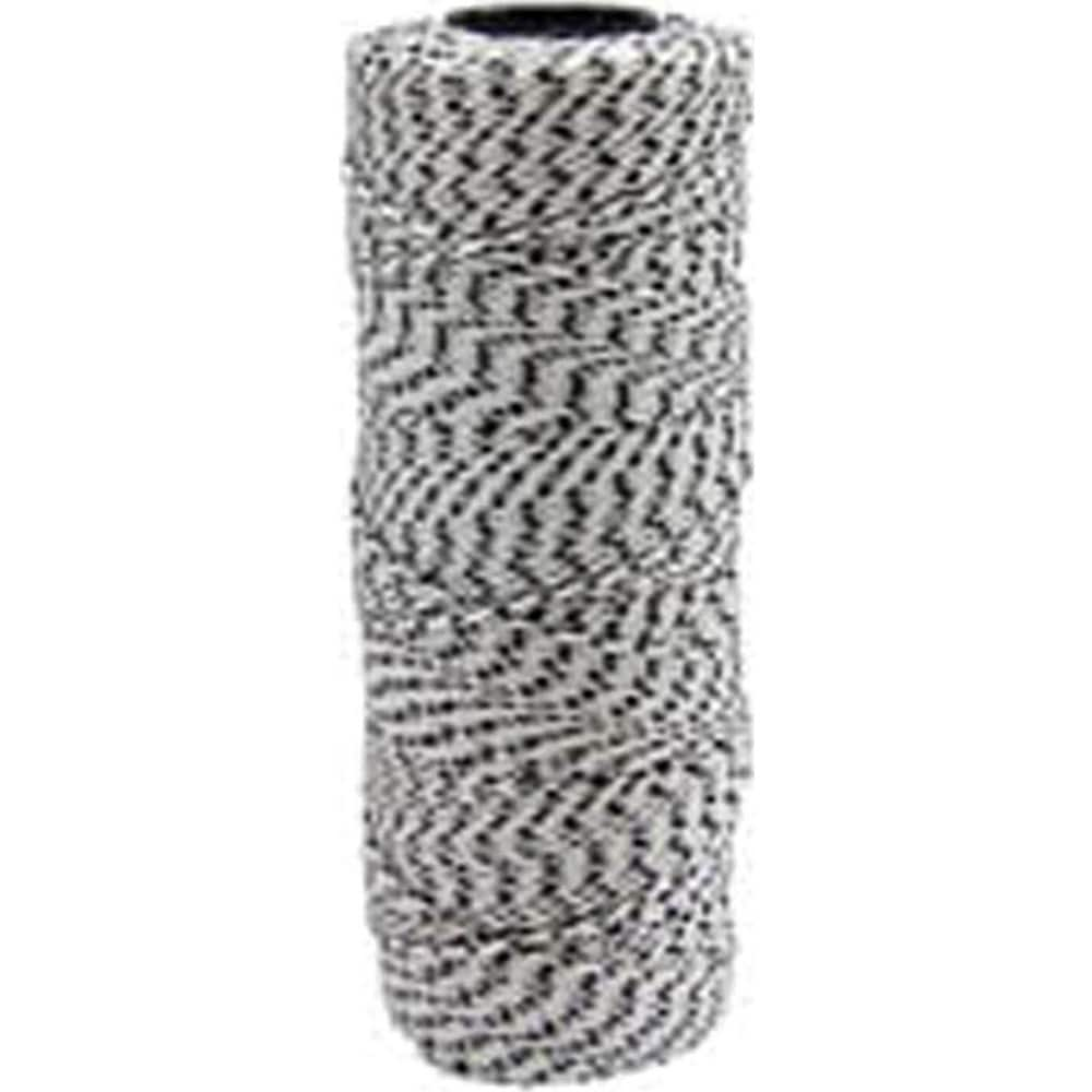 Twine; Type: Mason Line; Material: Nylon; Twine Construction: Braided; Color: White; Black; Overall Diameter: 0.060; Breaking Strength (Lb.): 170.000; Twine Size: #18; Length (Feet): 500.00; Twine Size: #18; Diameter (Decimal Inch): 0.060; Color: White; B