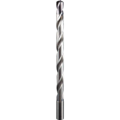 Extra Length Drill Bit: 0.622″ Dia, 137 °, Solid Carbide TX Finish, 266.95″ OAL, Spiral Flute, Straight-Cylindrical Shank, Series 142P