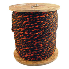 Rope; Rope Construction: Twisted; Material: Polypropylene; Work Load Limit: 800 lb; Rope Diameter (Fractional Inch): 5/8; Color: Red; Black; Length Ft.: 600