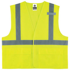 8220HL L/ XL Lime Standard Mesh Vest Type R Class 2 - Makers Industrial Supply