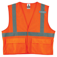 8220HL L/ XL Orange Standard Mesh Vest Type R Class 2 - Makers Industrial Supply