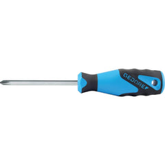 Phillips Screwdrivers; Tip Size: #1; Overall Length: 180.00; Handle Type: Ergonomic; Overall Length (Inch): 180.00; Features: 3-Component Handle Power-Grip With Hanging Hole; Standards: DIN ISO 8764; Overall Length (Inch): 180.00