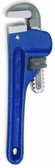 2-9/16" Pipe Capacity - 14" OAL - Cast Iron Heavy Duty Pipe Wrench - Makers Industrial Supply