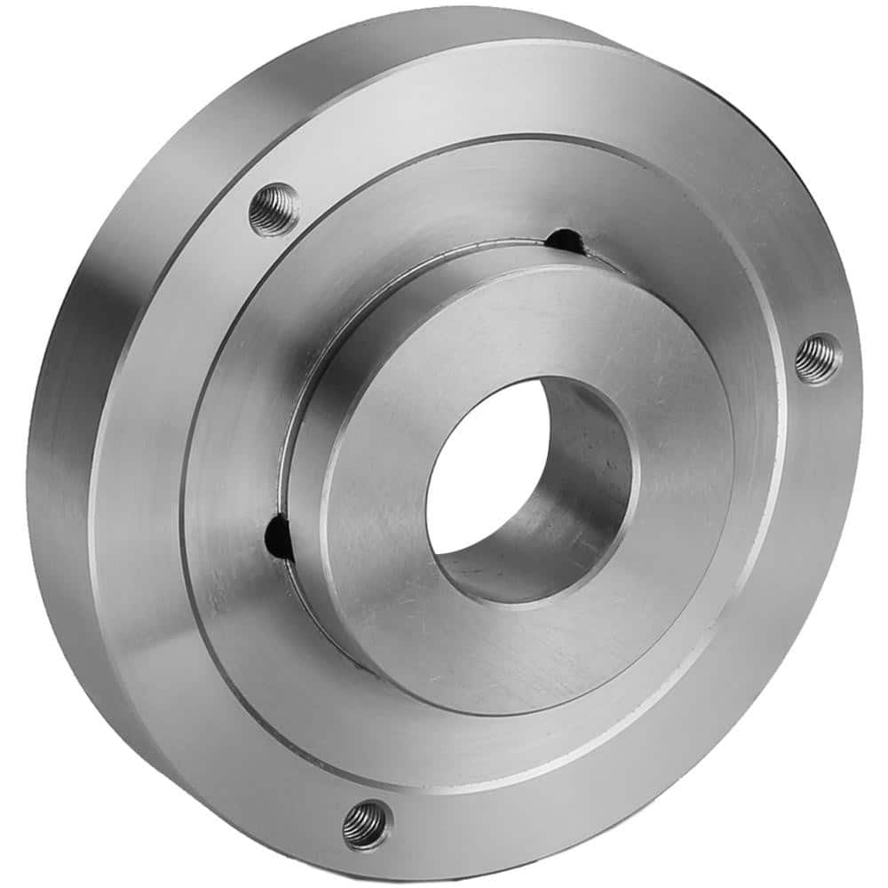 Lathe Chuck Adapter Back Plates; Nominal Chuck Size: 8 in; Mount Type: A1-5;A2-5; Spindle Nose Type: A Series; Chuck Compatibility: 1-101-0800,1-103-0800,1-151-0800,1-153-0800; Through-hole Diameter: 2.165 in; Chuck Diameter Compatibility: 8 in; Material: