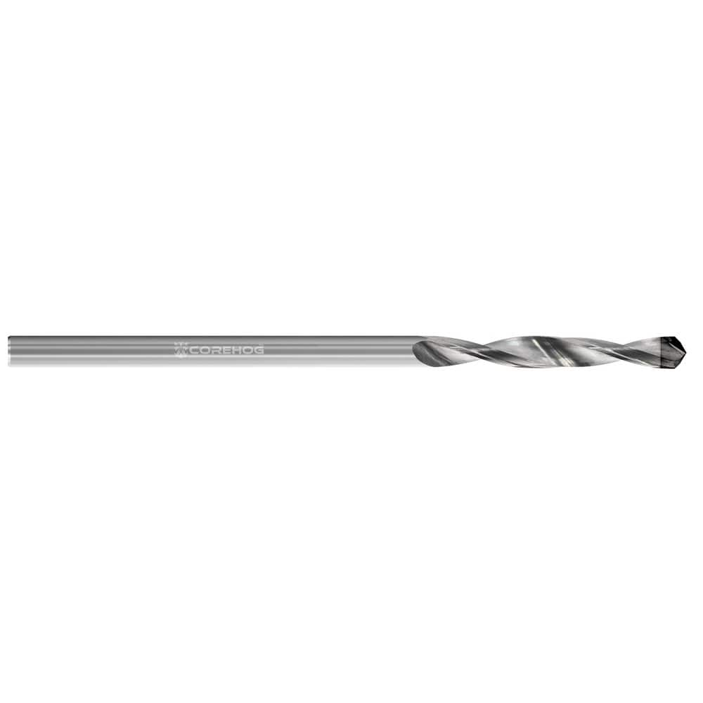 Jobber Length Drill Bit: 0.125″ Dia, 118 °, Polycrystalline Diamond (PCD) Polycrystaline Diamond Finish, 4″ OAL, Right Hand Cut, Spiral Flute, Straight-Cylindrical Shank