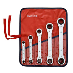 Box Wrenches; Wrench Type: Pull Wrench; Wrench Size: 10 mm, 11 mm, 12 mm, 13 mm, 14 mm, 15 mm, 17 mm, 7 mm, 8 mm, 9 mm; Head Type: Offset; Double/Single End: Double; Wrench Shape: Straight; Material: Steel; Finish: Chrome-Plated; Number Of Points: 12; Ove