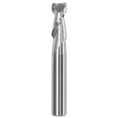 Corner Chamfer End Mill: 0.1181″ Dia, 0.315″ LOC, 3 Flute, 0.0012″ Chamfer Width, Solid Carbide 2.28 mm OAL, Bright/Uncoated, Centercutting