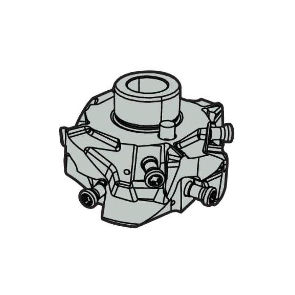 Indexable Square-Shoulder Face Mill:  R220.59RE08003412.4R6, Uses  8,  SC..1206 Inserts,  No,  Series  R220.59