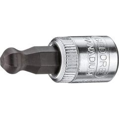 Hand Hex & Torx Bit Sockets; Socket Type: Non-Impact; Bit Length: 14.5 mm; Insulated: No; Tether Style: Not Tether Capable; Material: Chrome Vanadium Steel; Finish: Chrome-Plated; Standards: DIN 3120-C 6.3; ISO 1174; Non-sparking: No; Overall Length: 37.0