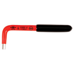 Insulated Inch Hex L-Key. 7/32″ × 5.3″. Blade Chrome-vanadium steel, hardened. 1000Volt Rated. - Makers Industrial Supply